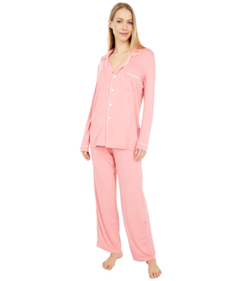 Imbracaminte Femei Kickee Pants Collared Pajama Set StrawberryNatural image4