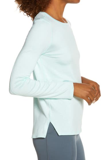 Imbracaminte Femei Zella Liana Long Sleeve Recycled Blend Performance T-Shirt Green Yucca image2