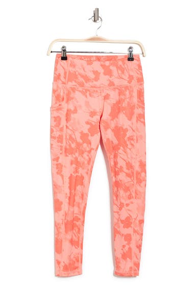 Imbracaminte Femei Z By Zella High Waist Daily Patch Pocket Leggings Coral Hot Blossom Blur image0