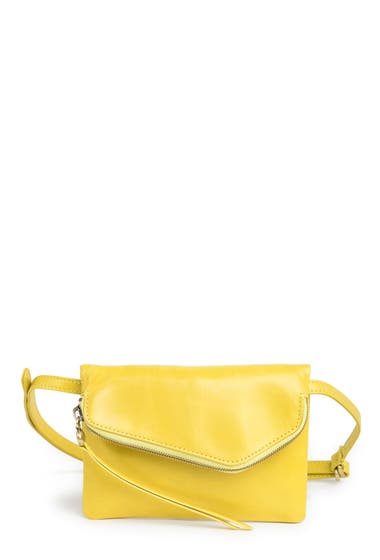 Genti Femei HOBO Wink Leather Crossbody Bag Lemongrass image0