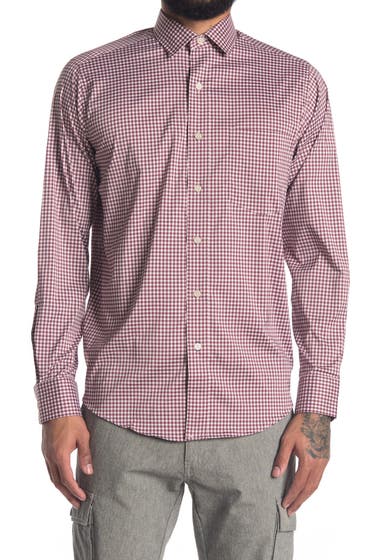 Imbracaminte Barbati Cole Haan Gingham Performance Sport Shirt Crushed Violets
