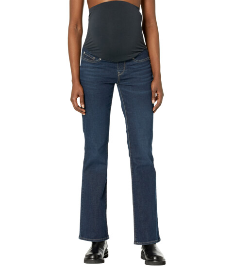 Imbracaminte Femei Signature by Levi Strauss Co Gold Label Maternity Bootcut Jeans Stormy Sky