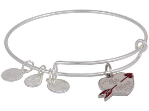 Bijuterii Femei Alex and Ani Color Infusion Be Mine Expandable Wire Bangle Red