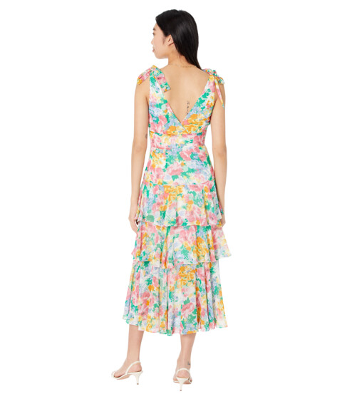 Imbracaminte Femei WAYF Hampton Tiered Midi Dress Watercolor Floral image1