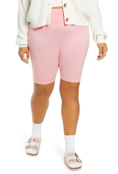 Imbracaminte Femei BP High Waist Bike Shorts Pink Candy