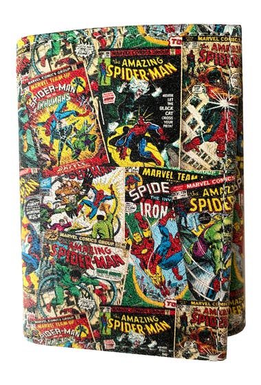 Genti Barbati Marvel Spider-Man Comics Trifold Wallet Multi