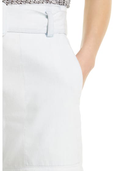 Imbracaminte Femei Proenza Schouler White Label Belted Denim Shorts Bleach image3