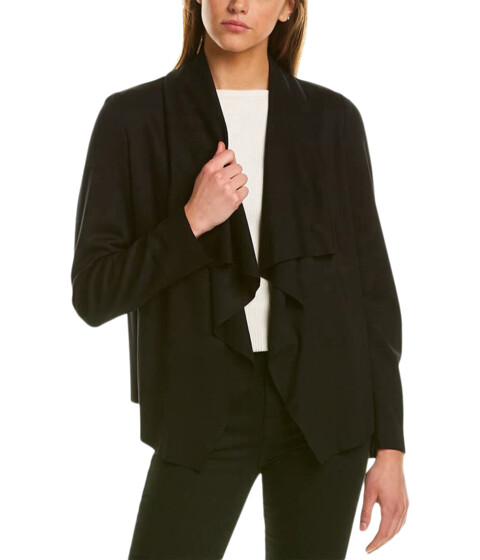 Imbracaminte Femei Anne Klein Serenity Drape Front Jacket Black