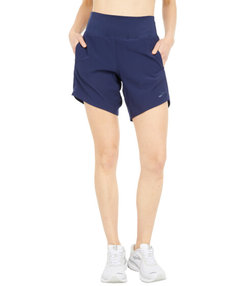 Imbracaminte Femei Brooks Chaser 7quot Shorts Navy