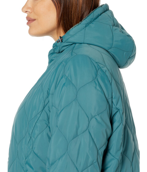 Imbracaminte Femei Free Country Plus Size Cloud Lite Reversible Jacket with Hood Basil image3