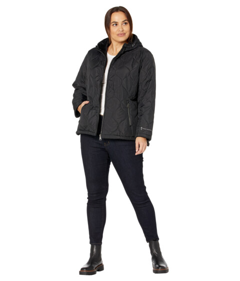 Imbracaminte Femei Free Country Plus Size Cloud Lite Reversible Jacket with Hood Black image4