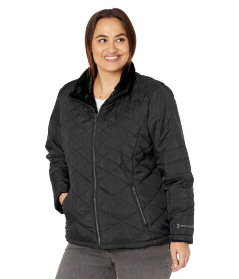 Imbracaminte Femei Free Country Plus Size Cloud Lite Reversible Jacket Black image0