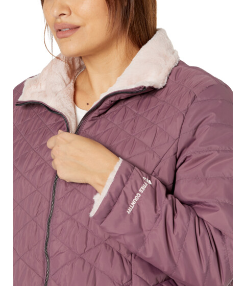 Imbracaminte Femei Free Country Plus Size Cloud Lite Reversible Jacket Faded Plum image3