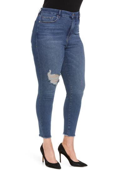 Imbracaminte Femei Good American Good Legs High Rise Ankle Cropped Jeans Blue521 image3