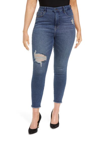 Imbracaminte Femei Good American Good Legs High Rise Ankle Cropped Jeans Blue521 image0