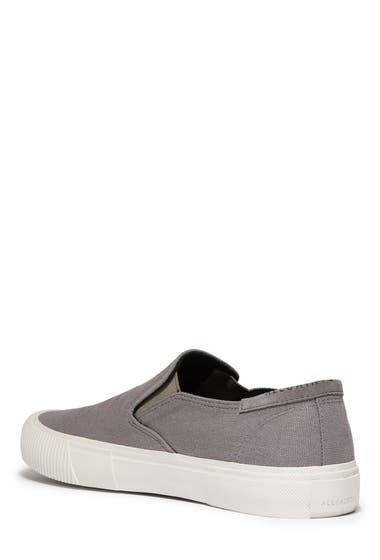 Incaltaminte Barbati AllSaints Manny Slip-On Canvas Sneaker Charcoal Grey image1