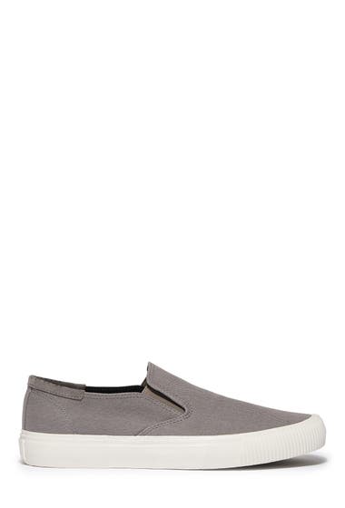 Incaltaminte Barbati AllSaints Manny Slip-On Canvas Sneaker Charcoal Grey image2