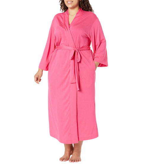 Imbracaminte Femei Natori Plus Size Shangri-La Robe Heather Pink Raspberry