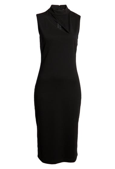 Imbracaminte Femei Halogen supsup Sleeveless Cutout Ponte Dress Black image4