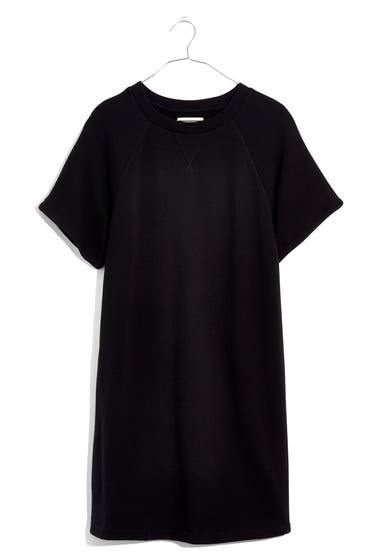 Imbracaminte Femei Madewell Madwell MWL Airyterry Sweatshirt Dress True Black image3