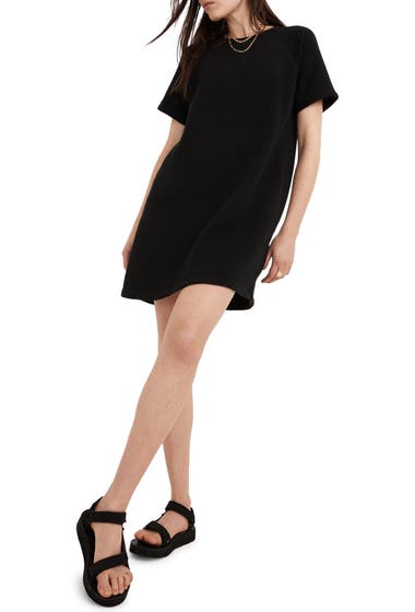 Imbracaminte Femei Madewell Madwell MWL Airyterry Sweatshirt Dress True Black image0