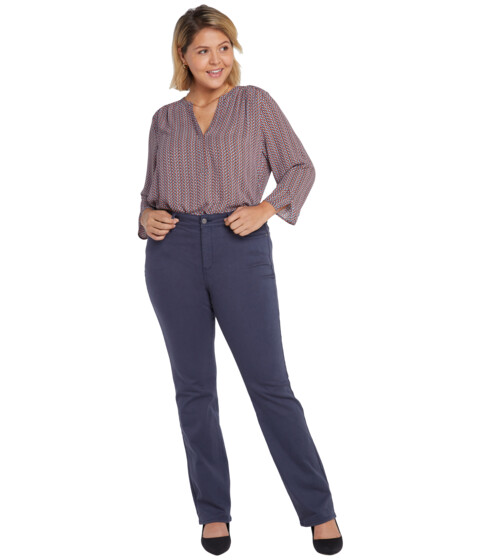 Imbracaminte Femei NYDJ Plus Size Plus Size Marilyn Straight Jeans in Oxford Navy Oxford Navy