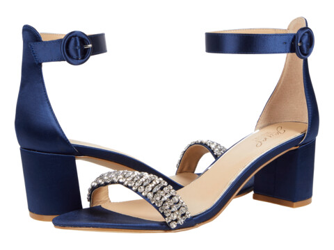 Incaltaminte Femei Jewel Badgley Mischka James Navy Satin