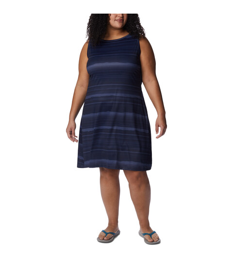 Imbracaminte Femei Columbia Plus Size Chill Rivertrade Printed Dress NocturnalHorizons Stripe