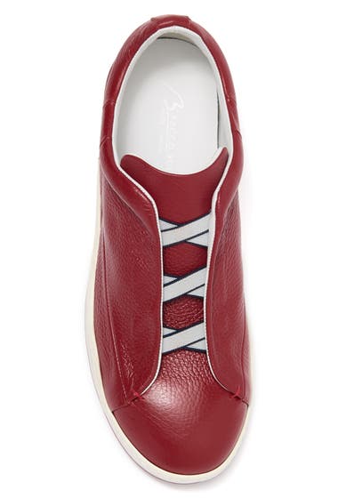 Incaltaminte Barbati Bacco Bucci Pinto Leather Slip-On Sneaker Red image3