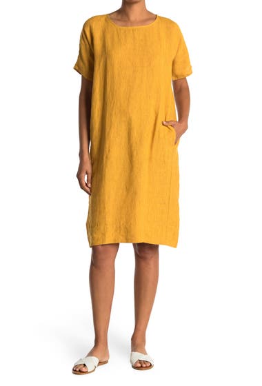 Imbracaminte Femei Eileen Fisher Woven Pocket Shift Dress Magld image