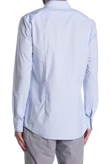 Imbracaminte Barbati BOSS Hugo Boss Grid Print Dress Shirt LightPastel Blue image1
