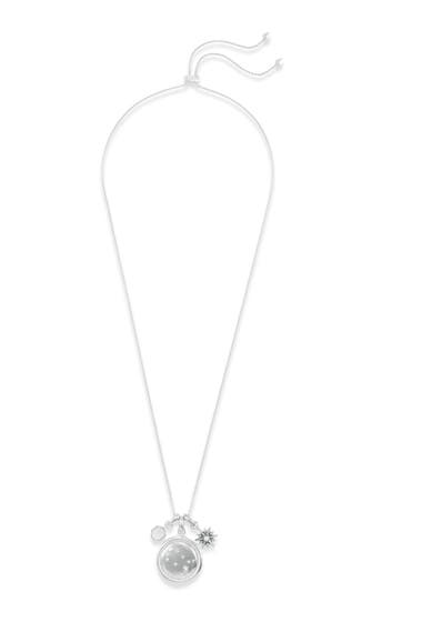 Bijuterii Femei Kendra Scott Rhodium Plated Gemini Charm Necklace Ivory Mop image0