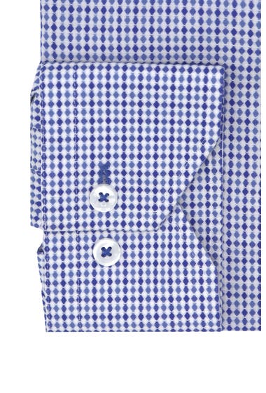 Imbracaminte Barbati Lorenzo Uomo Diamond Pattern Trim Fit Dress Shirt Diamond Pattern image1