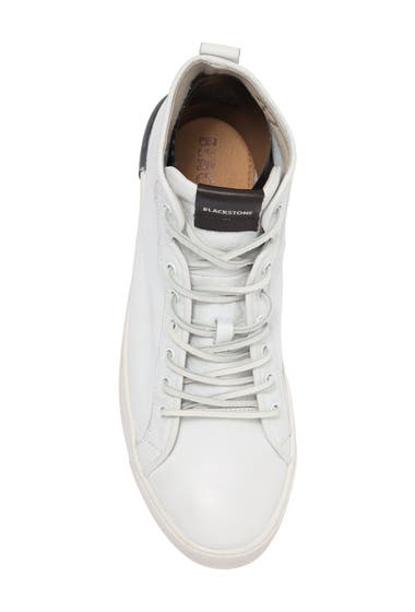 Incaltaminte Barbati Blackstone PM43 Slip-On High Top Sneaker White Leather image3