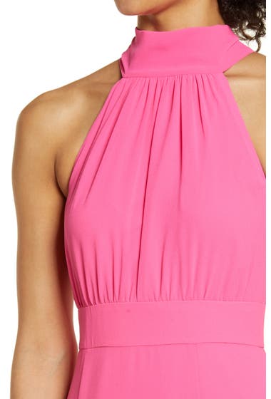 Imbracaminte Femei Eliza J Halter Neck Slim Maxi Dress Pink image3