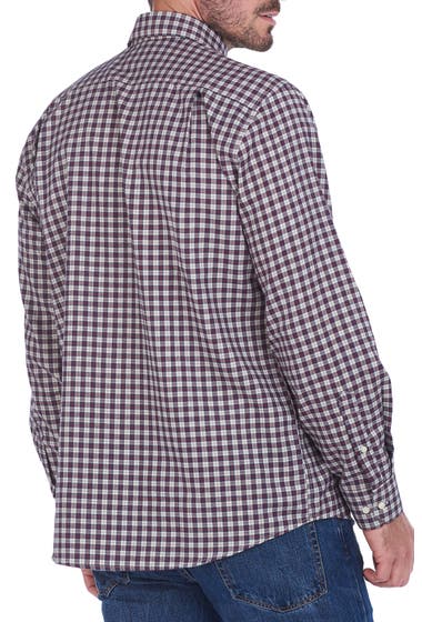 Imbracaminte Barbati Barbour Thermo Tech Thornley Check Button-Down Shirt Red image1