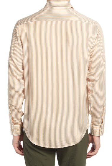 Imbracaminte Barbati NN07 Errico Stripe Button-Up Shirt Light Canela image2