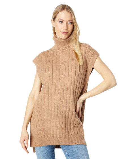 Imbracaminte Femei Love Token Aurora Short Sleeve Sweater Camel
