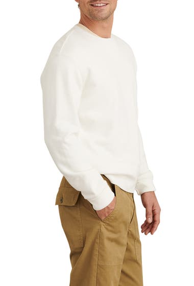 Imbracaminte Barbati ALEX MILL Cotton Crewneck Sweatshirt Natural image2