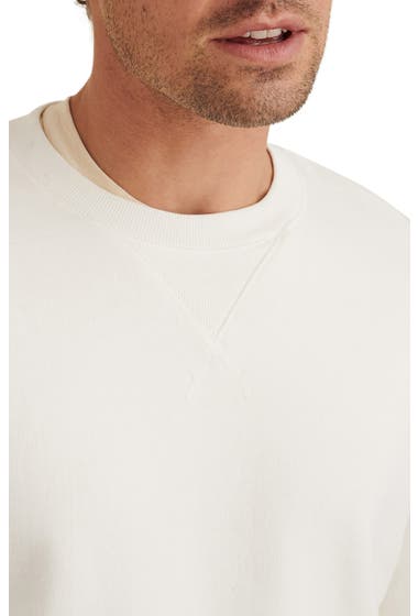 Imbracaminte Barbati ALEX MILL Cotton Crewneck Sweatshirt Natural image3