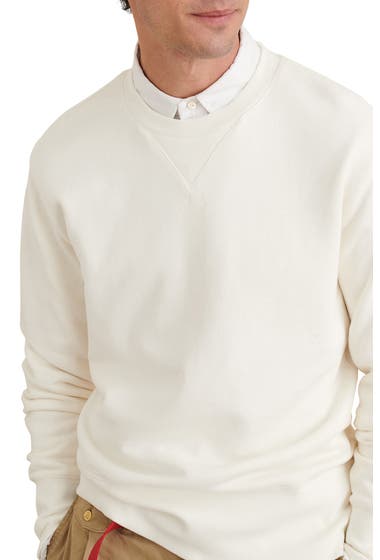 Imbracaminte Barbati ALEX MILL Cotton Crewneck Sweatshirt Natural image5