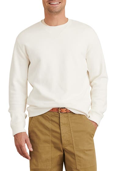 Imbracaminte Barbati ALEX MILL Cotton Crewneck Sweatshirt Natural image0