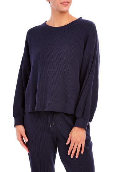 Imbracaminte Femei SAGE COLLECTIVE Delilah Waffle Knit Pullover Current image0