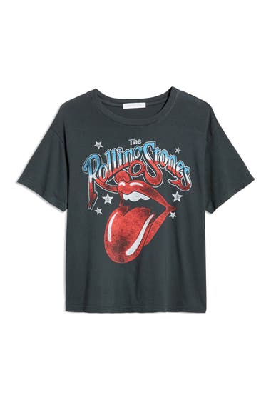 Imbracaminte Femei Daydreamer Rolling Stones 1981 Boyfriend Graphic Tee Vintage Black image4