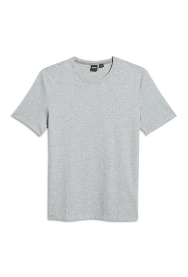 Imbracaminte Barbati BOSS Hugo Boss BOSS Mens Tiburt Crewneck T-Shirt Silver image4
