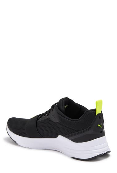 Incaltaminte Barbati PUMA Wired Run Sneaker Black-Lime Punch-White image1