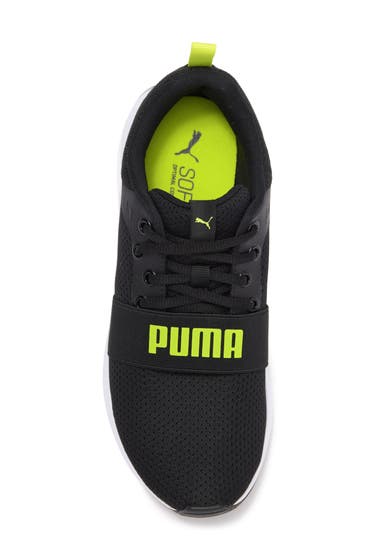 Incaltaminte Barbati PUMA Wired Run Sneaker Black-Lime Punch-White image3