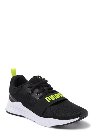 Incaltaminte Barbati PUMA Wired Run Sneaker Black-Lime Punch-White image0