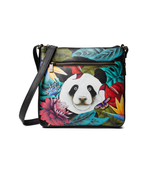 Genti Femei Anuschka Handbags Expandable Travel Crossbody 550 Happy Panda