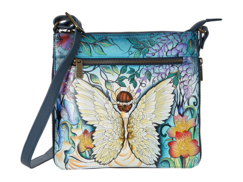 Genti Femei Anuschka Handbags Expandable Travel Crossbody 550 Enchanted Garden